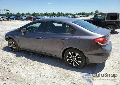 2015 Honda Civic Ex из США, поврежденный, VIN 19XFB2F80FE015496